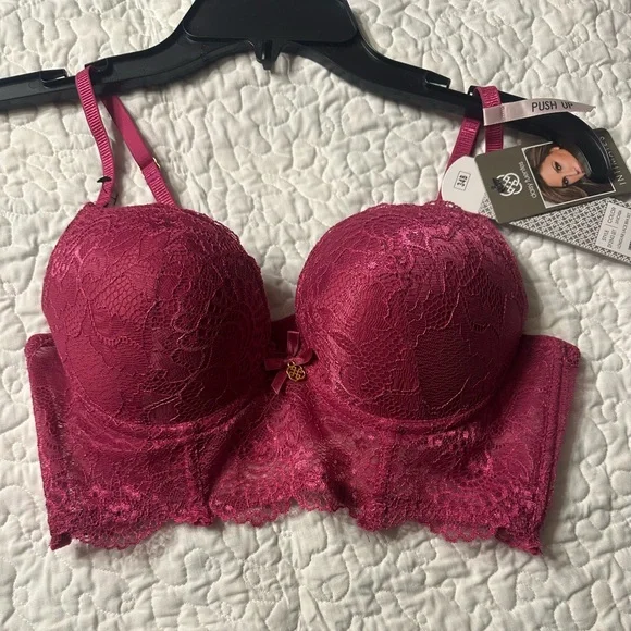 NWT Daisy Fuentes Intimates Underwire Push Up Bra - Picture 7 of 9